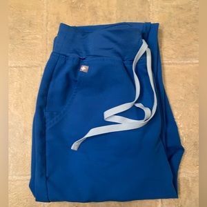 Figs Size Small Royal Blue High-Waisted Jogger Pant